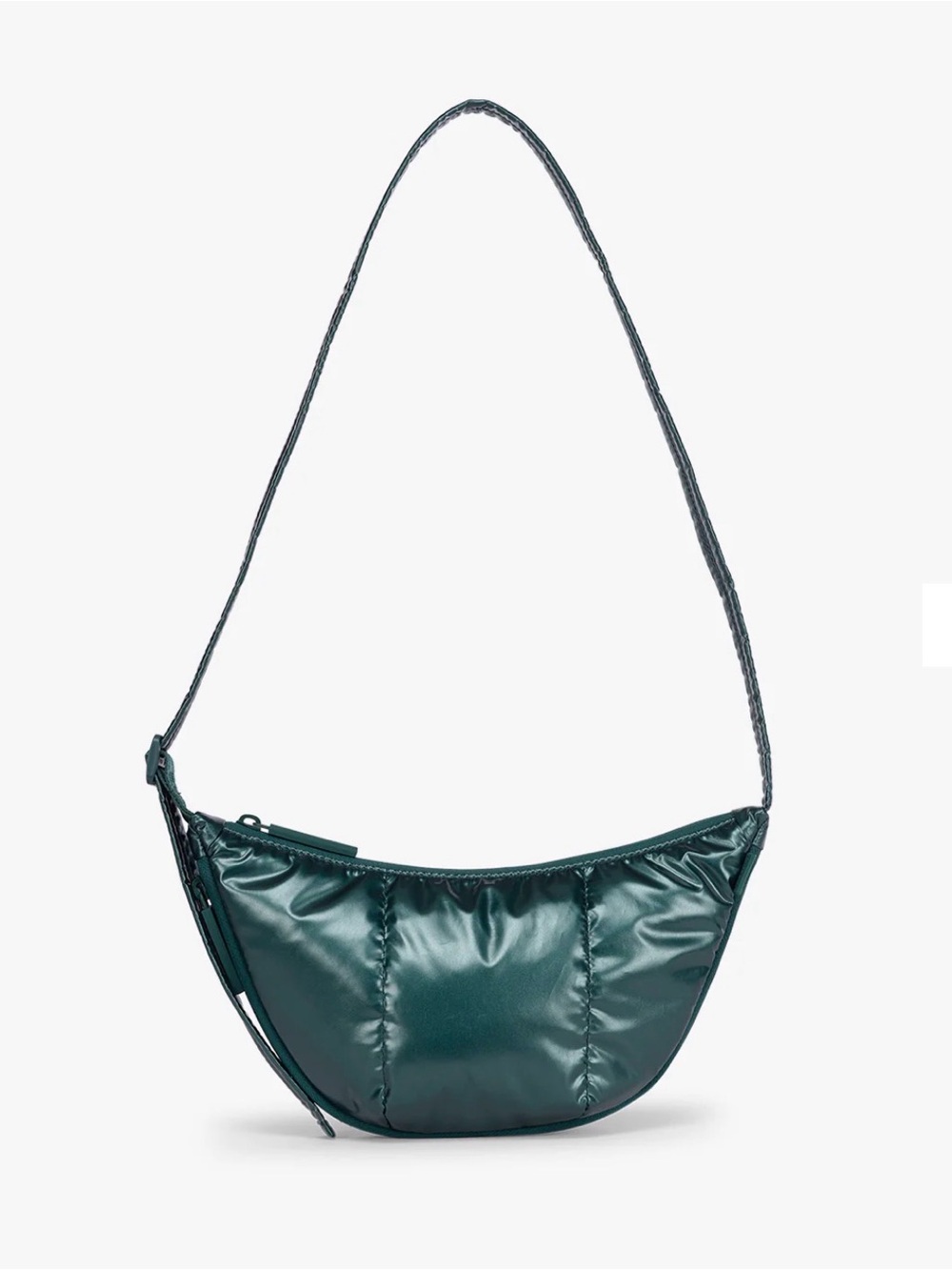 Calpak Teal Crescent Shoulder Bag